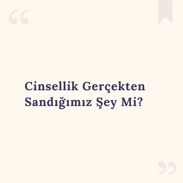 Cinsellik yatak odasında başlamaz. Yazının tamamına profilimdeki linkten ulaşabilirsiniz. (pskmelisaksoy.com’da…